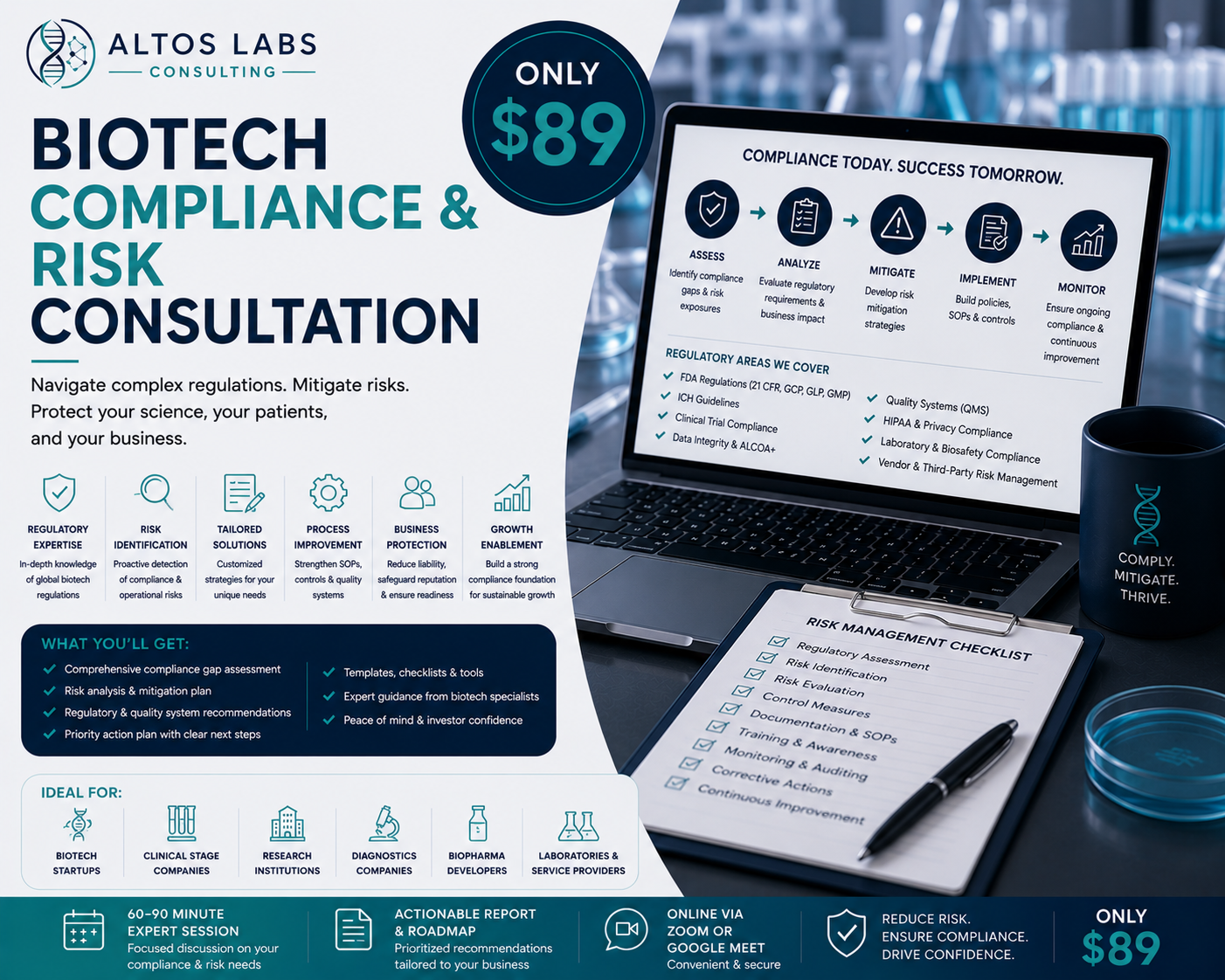 Biotech Compliance & Risk Consultation