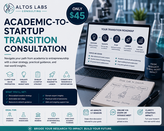 Academic-to-Startup Transition Consultation