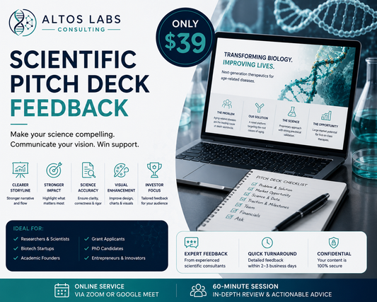 Scientific Pitch Deck Feedback